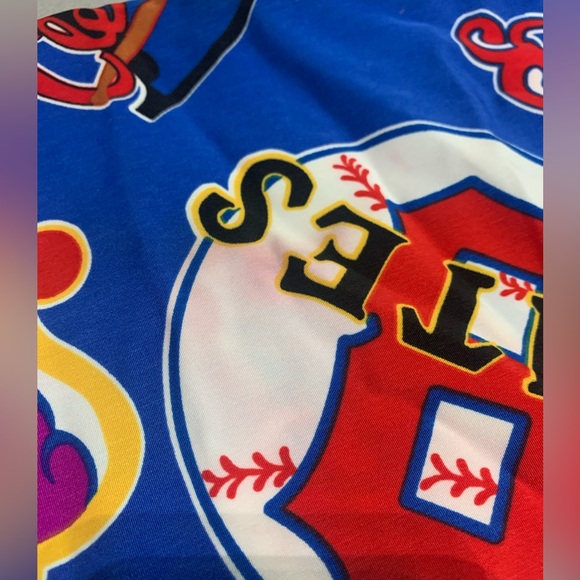 RARE Vintage J Head Men Negro League Baseball All Over Print Hawaiian Shirt 3XL - Picture 8 of 8